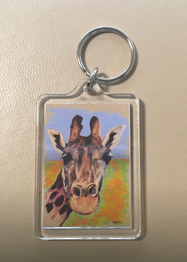 Keyrings - Artworks of Giraffe, Fox, Orangutang, Horse, Donkey, Husky and Fawn - Image 8