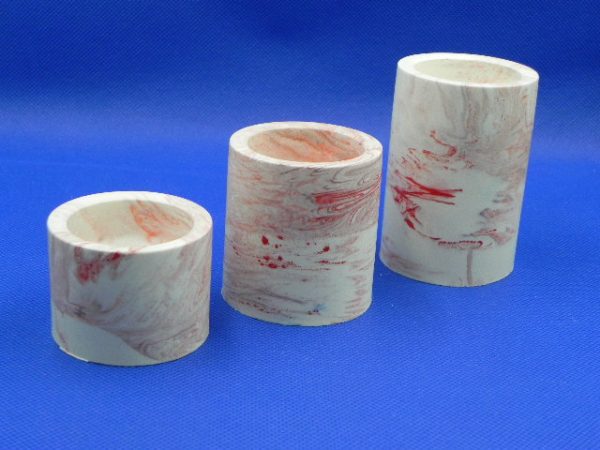 Set of 3 Small T Light Holders - Image 4