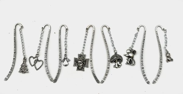 Tibetan silver book mark - Xmas tree