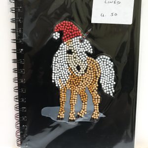 Crystal art Unicorn motif notebook
