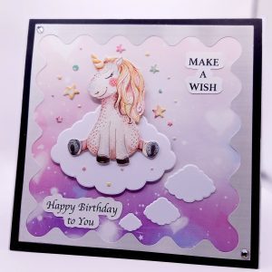 Unicorn birthday card