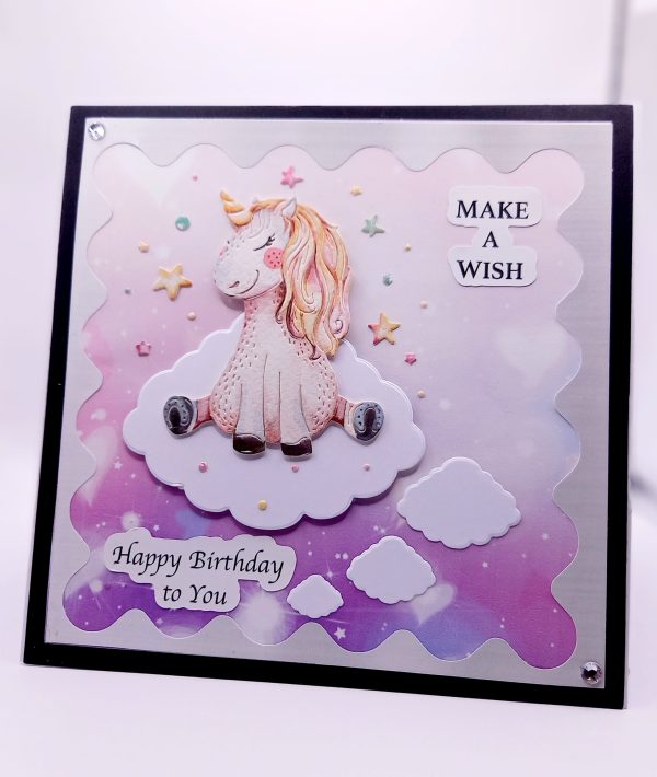 Unicorn birthday card