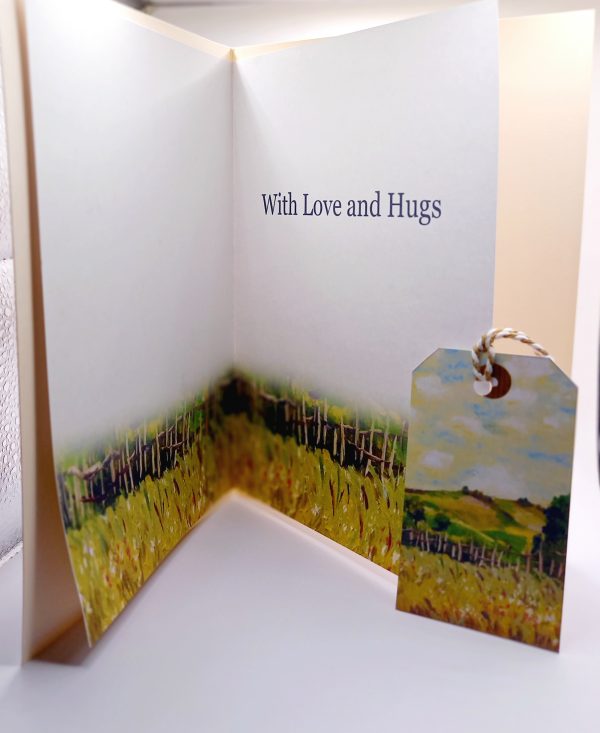 Birthday card, Grandad with free matching gift tag - Image 2