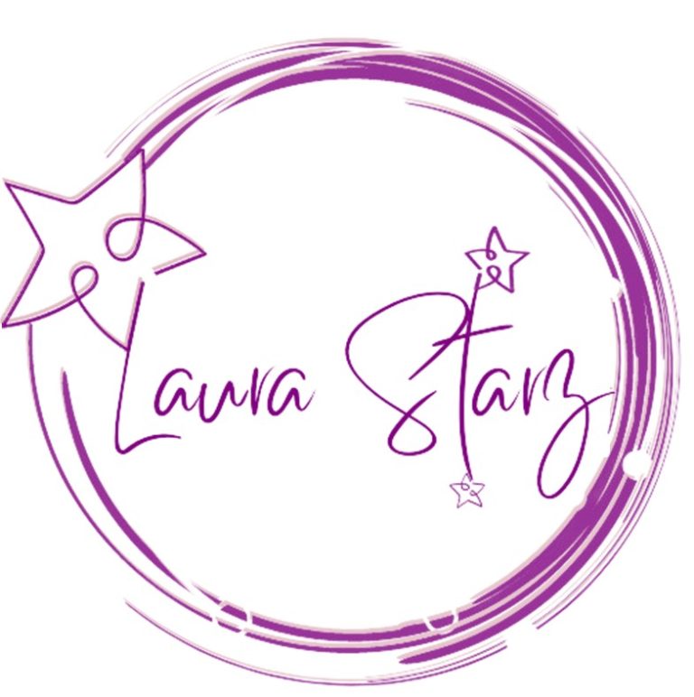 Two tone purple texture logo