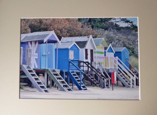 Colourful Beach Huts  - original photo art print - 2 sizes available - Image 2