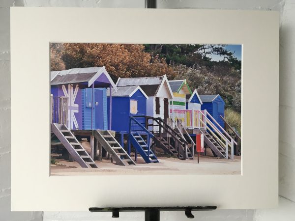 Colourful Beach Huts  - original photo art print - 2 sizes available - Image 3