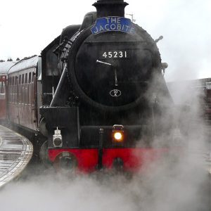 All Aboard! Steam Train photo print - 2 sizes available