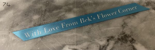 2 metres Personalised satin ribbon by the metre 10mm width - Image 17