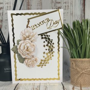 Begonia birthday card