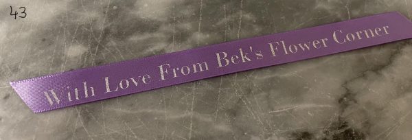 2 metres Personalised satin ribbon by the metre 10mm width - Image 12