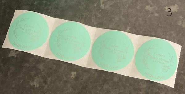 20 x 2” Green Circle Personalised Labels - Image 4