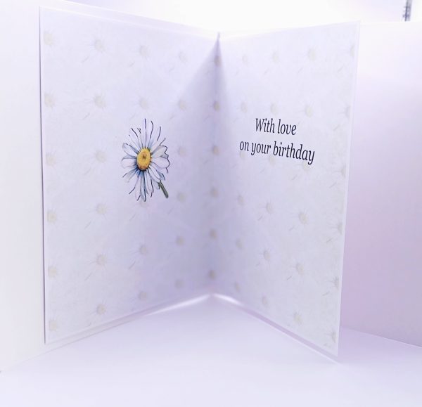 Daisy  birthday card - Image 2