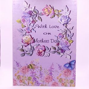 Wreath mothers day card