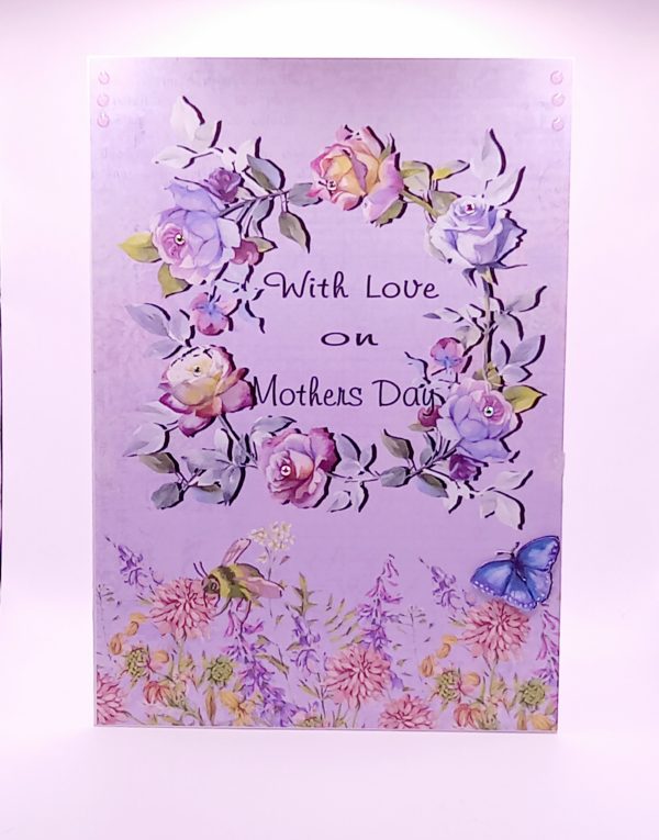Wreath mothers day card