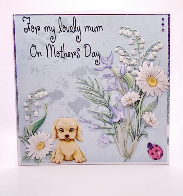 Decoupage mothers day card