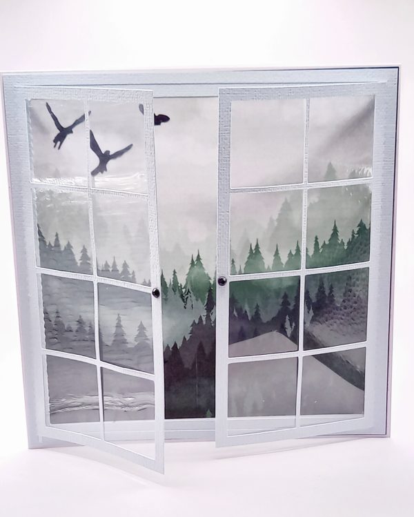 View from a window card