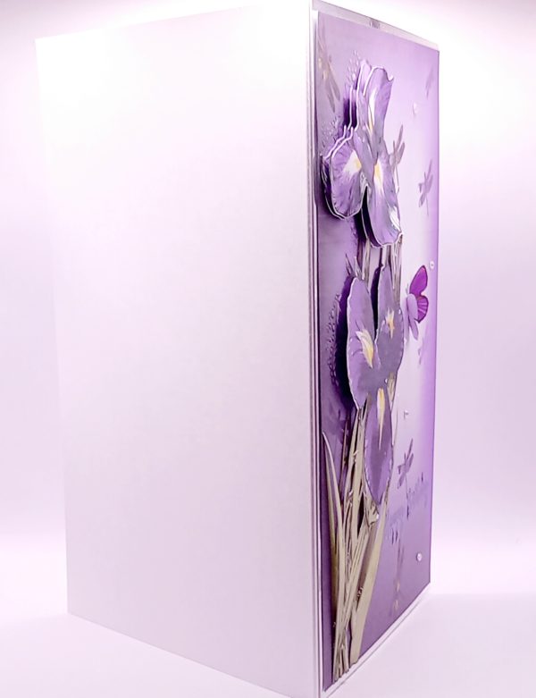 Gorgeous Iris birthday card - Image 2
