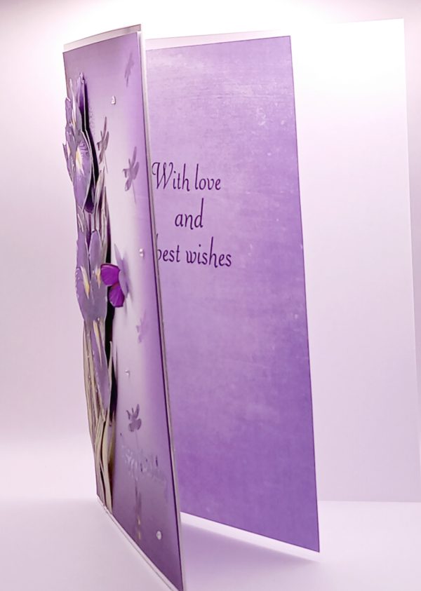 Gorgeous Iris birthday card - Image 3