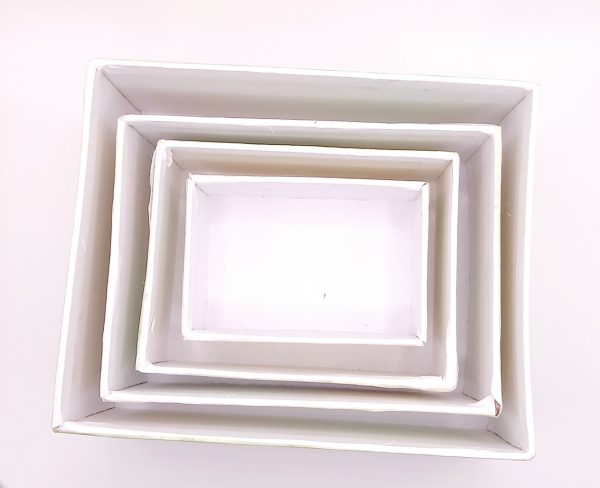 Nest of decoupage boxes - Image 3