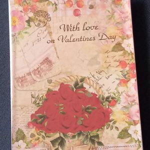 Valentines shaker card