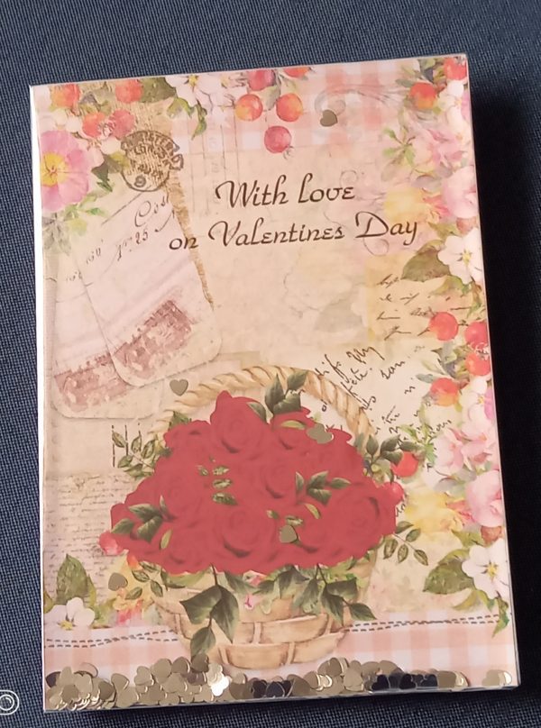 Valentines shaker card
