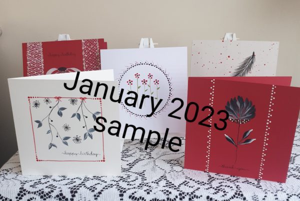 Mystery pack of ex sample cards from the monthly VIP Boxes