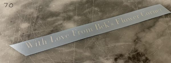 2 metres Personalised satin ribbon by the metre 10mm width - Image 16