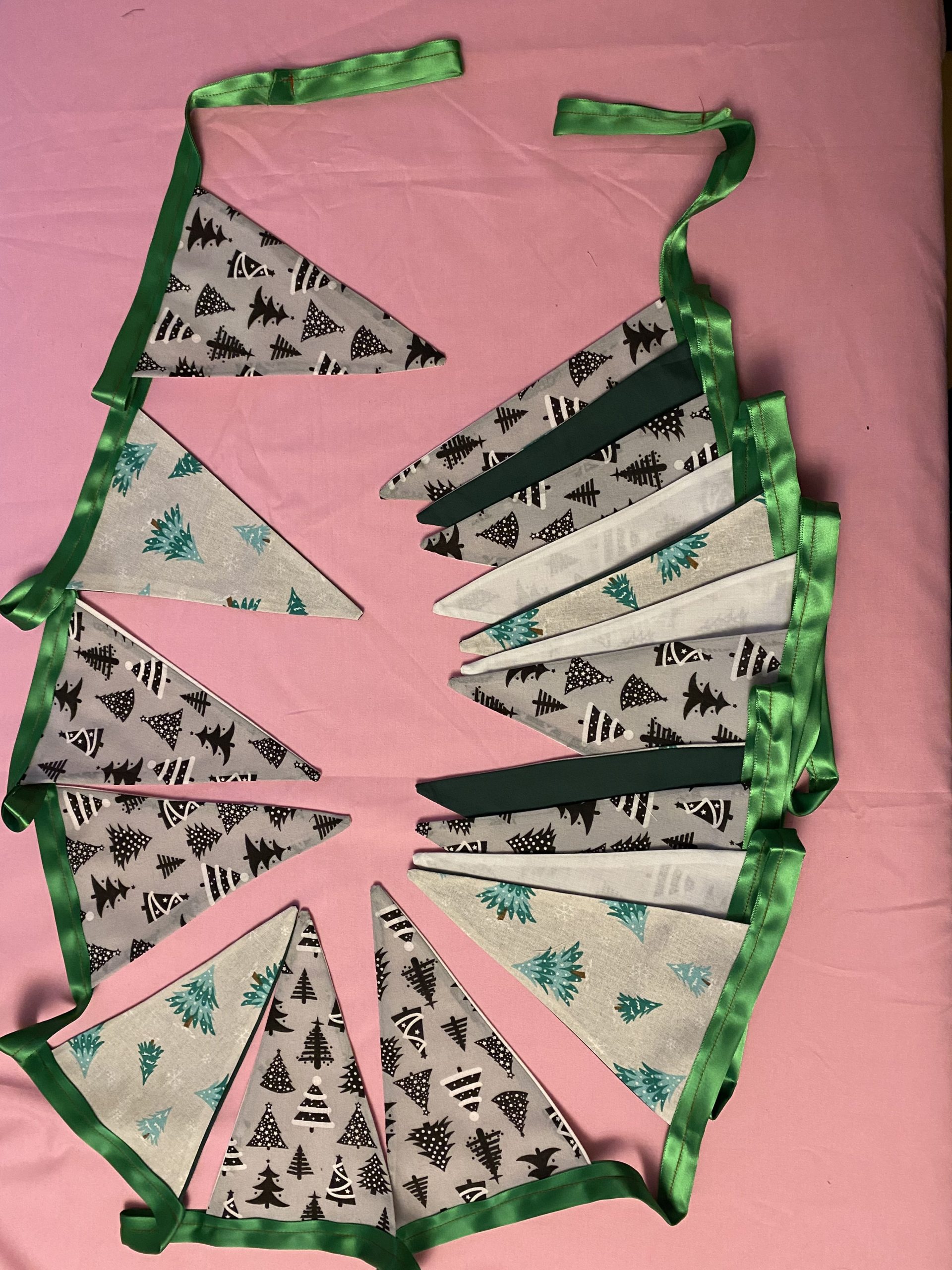 Christmas Tree bunting My Craft Shop