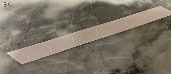 2 metres Personalised satin ribbon by the metre 10mm width - Image 6