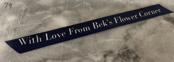 2 metres Personalised satin ribbon by the metre 10mm width - Image 19