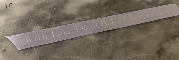 2 metres Personalised satin ribbon by the metre 10mm width - Image 10