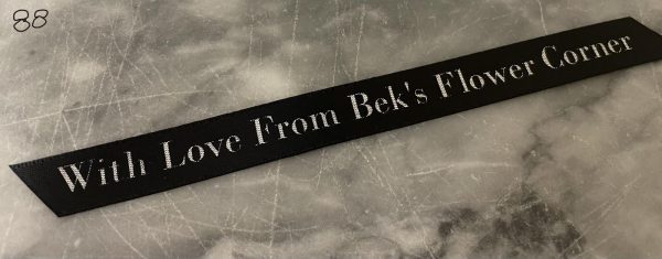 2 metres Personalised satin ribbon by the metre 10mm width - Image 20