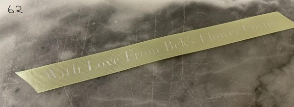 2 metres Personalised satin ribbon by the metre 10mm width - Image 14