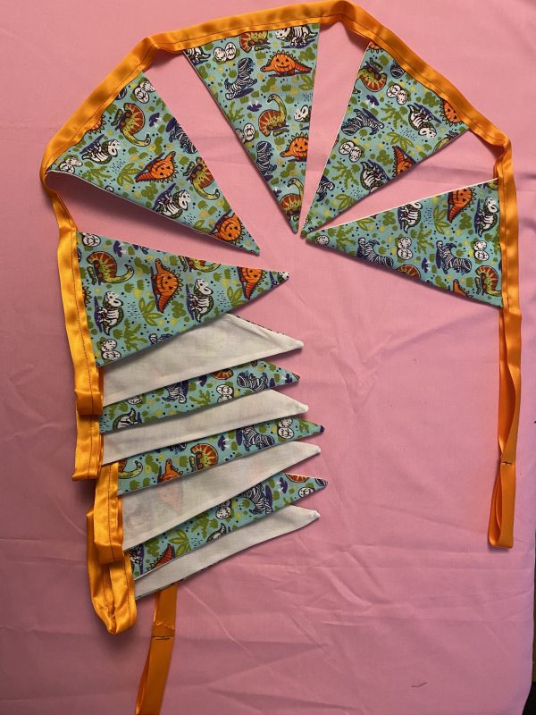 Dinosaur bunting