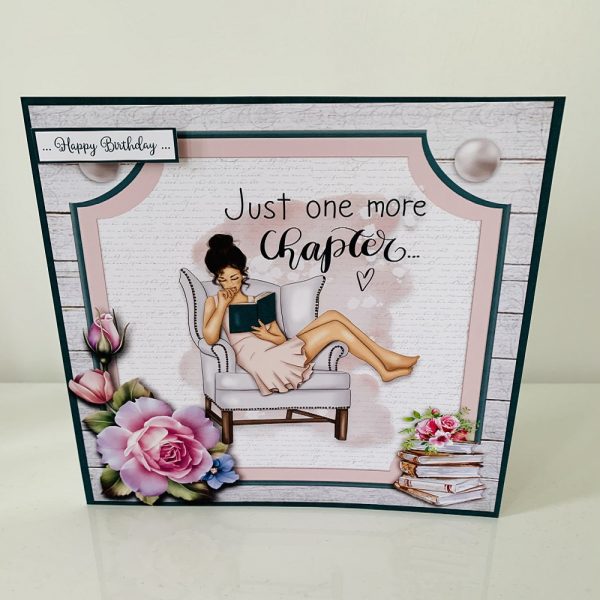 Book themed card all occasions