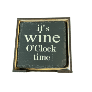 IT'S WINE O'CLOCK TIME Coasters