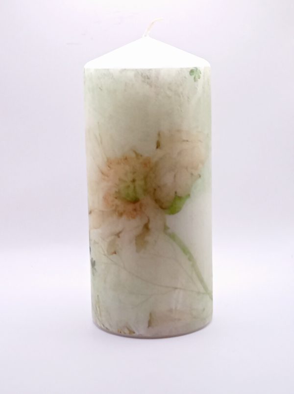 Beautiful decorated candle