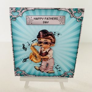 Jazz Themed Greeting Card