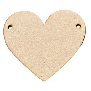 MDF Heart Shaped Bunting Blanks