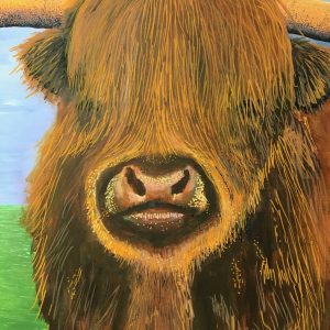 Highland Cow artwork print - 2 sizes available