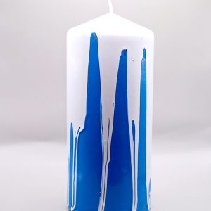 Hand painted candle