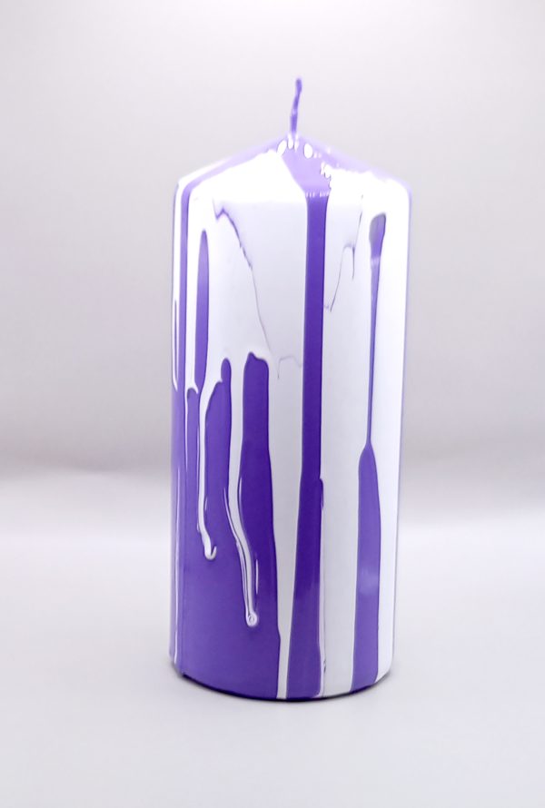 Hand painted candle - Image 2
