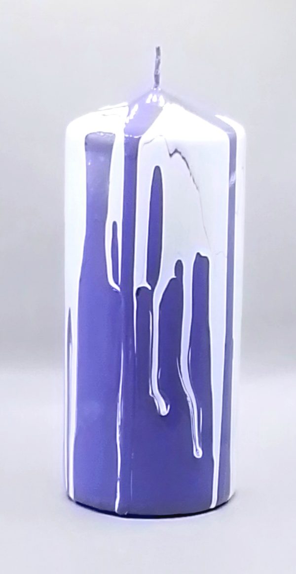 Hand painted candle