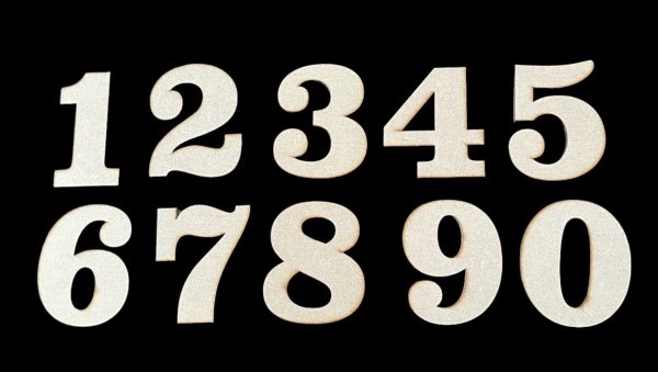 MDF Number Blanks