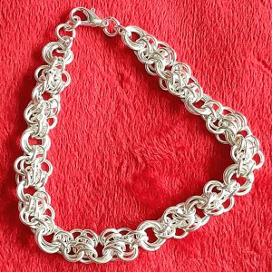 Chain Maille Bracelet - Butterfly Weave