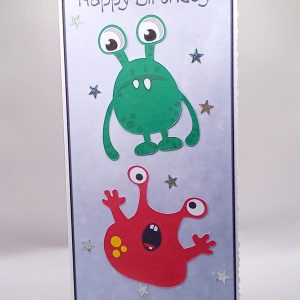 Monster birthday card