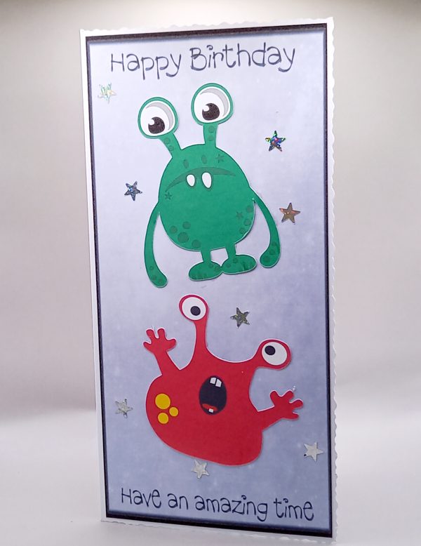 Monster birthday card