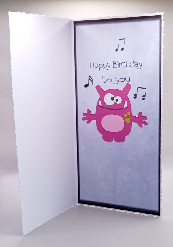 Monster birthday card - Image 2