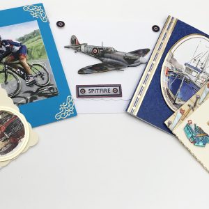 box of mens cards