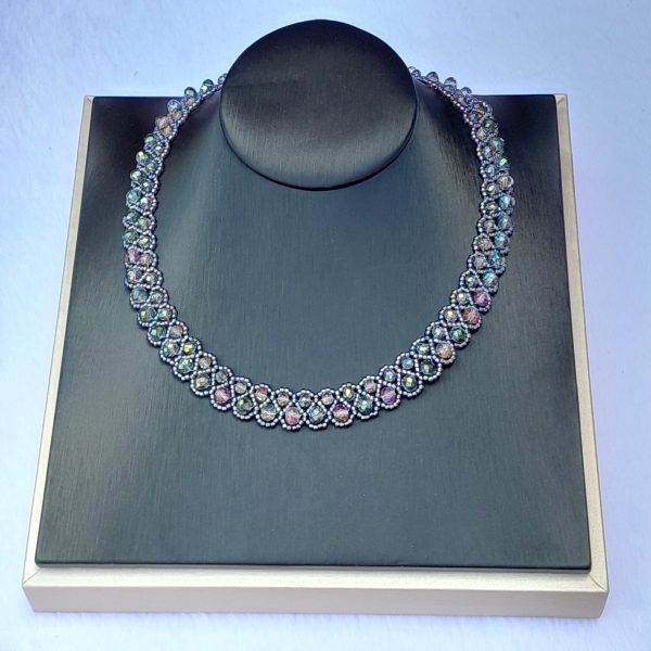 Purple woven  Necklace - Image 4